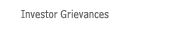 Investor Grievances